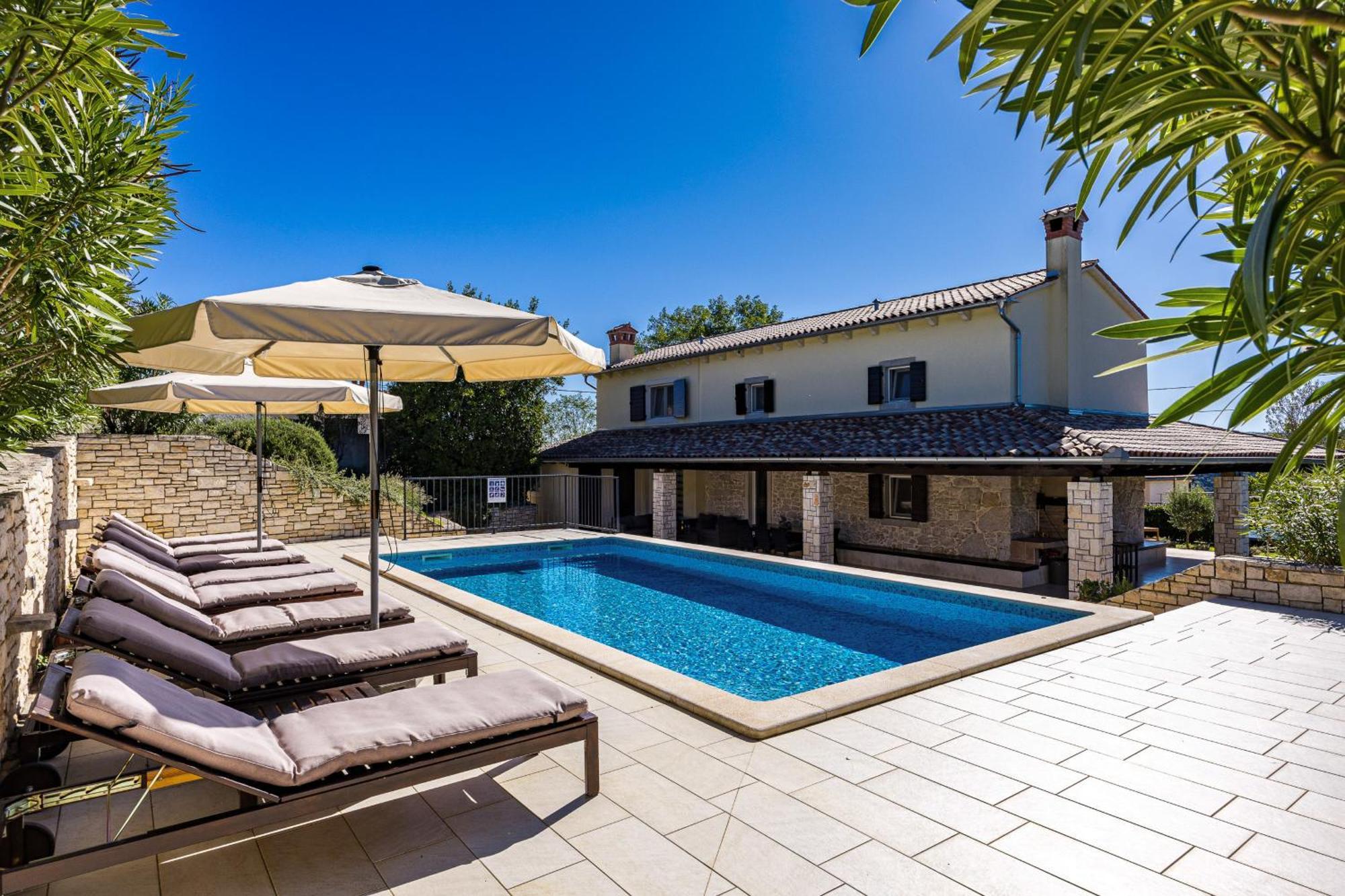 Charming Villa Antoana For Families And Kids In Labin - Rabac With Children Playground & Private Pool Labin (Istria) Exterior foto